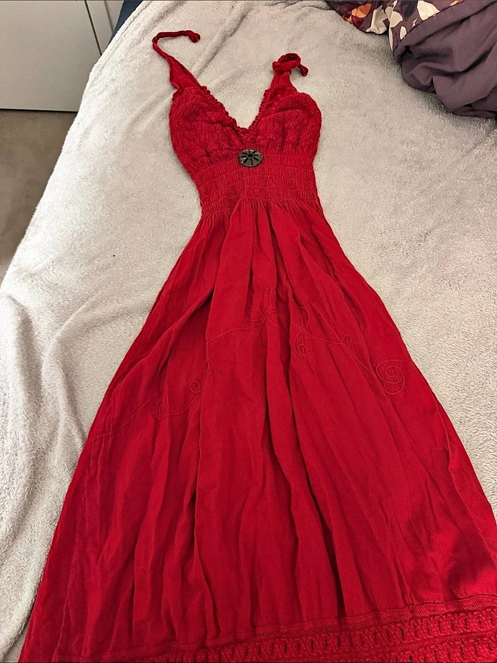 Red Maxi Dress